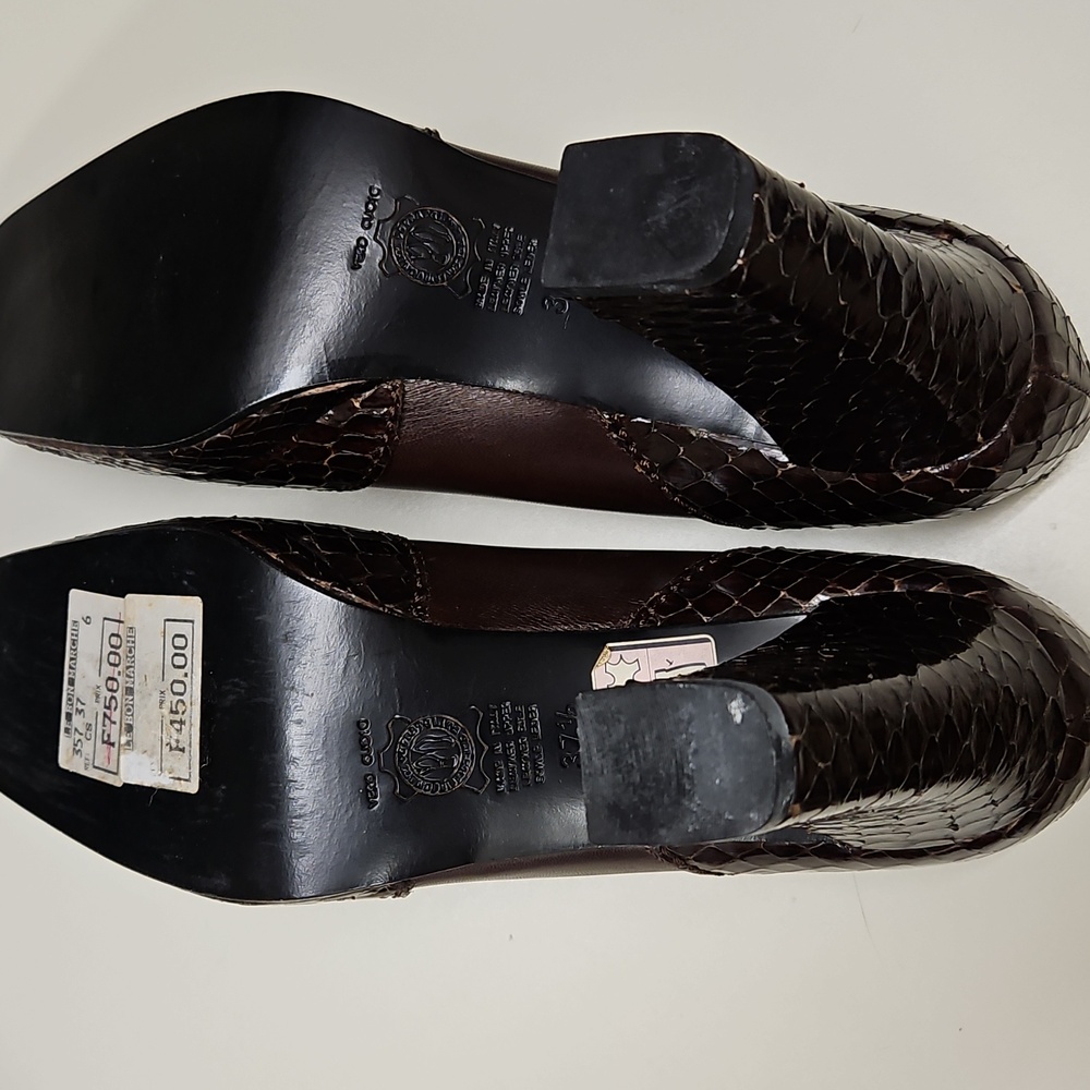 NWT Rodolphe Menudier Vero Cuoio Heels - Picture 9 of 11